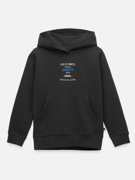 Fantastische Tänzerin - Kinder Premium Organic Hoodie - Schwarz