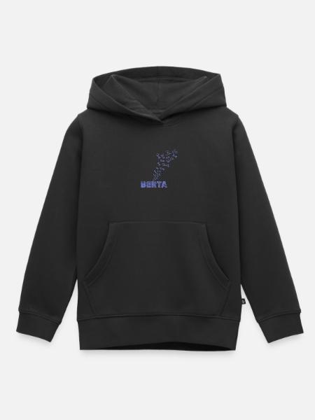 Segeln Berta - Kinder Premium Organic Hoodie - Schwarz