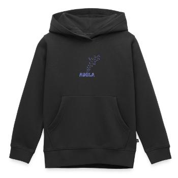Geschenk für Adela - Kinder Premium Organic Hoodie - Schwarz - Vorne - AI Model Kid Male (0cm)