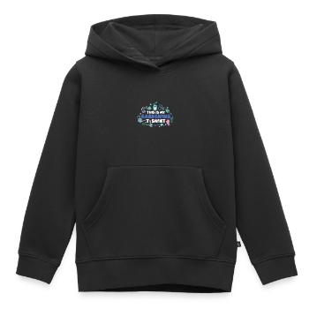 Jardin jardin jardinier Jardinage - Sweat Premium à capuche enfant bio - noir - Devant - AI Model Kid Male (0cm)