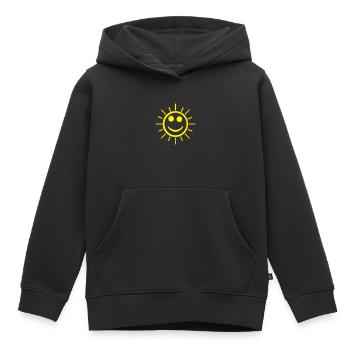 Sun, sunshine - Sweat Premium à capuche enfant bio - noir - Devant - AI Model Kid Male (0cm)