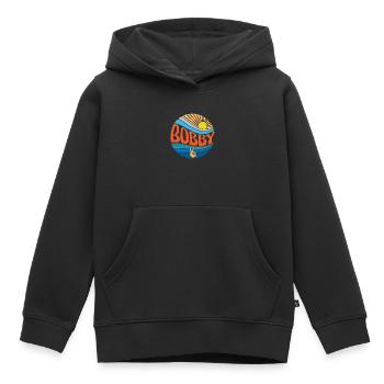 Bobby Hemd Vintage Sunset Bobby Groovy Tie Dye - Kinder Premium Organic Hoodie - Schwarz - Vorne - AI Model Kid Male (0cm)