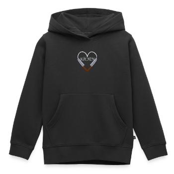 Köchin - Kinder Premium Organic Hoodie - Schwarz - Vorne - AI Model Kid Male (0cm)