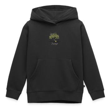 Olivier, Paysage Provence , art provençal - Sweat Premium à capuche enfant bio - noir - Devant - AI Model Kid Male (0cm)