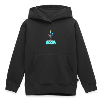Feuerwerk Sylvster Neujahr Party - Kinder Premium Organic Hoodie - Schwarz - Vorne - AI Model Kid Male (0cm)