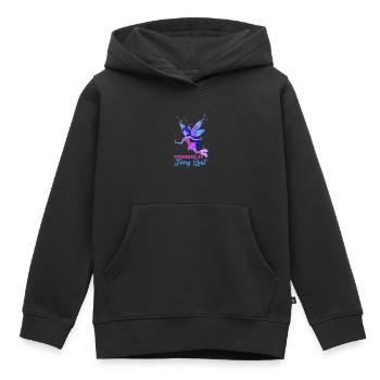 Fairy elf fairy tale - Kids Premium Organic Hoodie - black - Front - AI Model Kid Male (0cm)