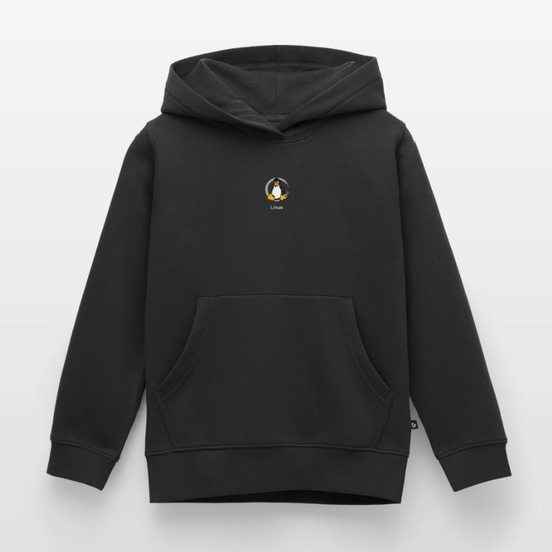 Pc computer Pinguin nerd geek Programmierer Admin Kinder Premium Organic Hoodie