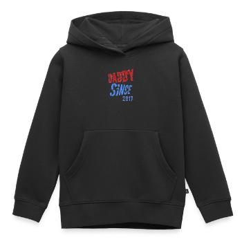 DADY SINCE - Kinder Premium Organic Hoodie - Schwarz - Vorne - AI Model Kid Male (0cm)