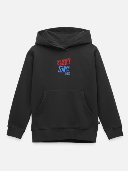 DADY SINCE - Kinder Premium Organic Hoodie - Schwarz