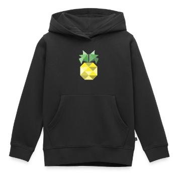 Das ist eine Ananas! - Kinder Premium Organic Hoodie - Schwarz - Vorne - AI Model Kid Male (0cm)