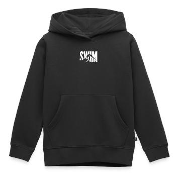 Swimmer - swim - Kids Premium Organic Hoodie - black - Front - AI Model Kid Male (0cm)