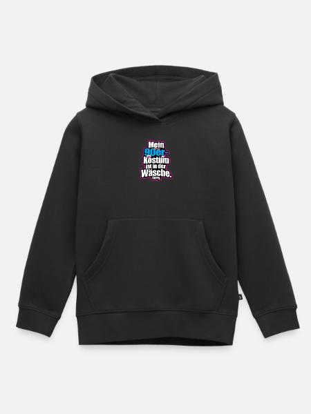Mein 90er Jahre Kostüm In Der Wäsche Motto Party - Kinder Premium Organic Hoodie - Schwarz