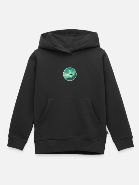 Planète X. Enlèvement dans la nuit de - Sweat Premium à capuche enfant bio - noir