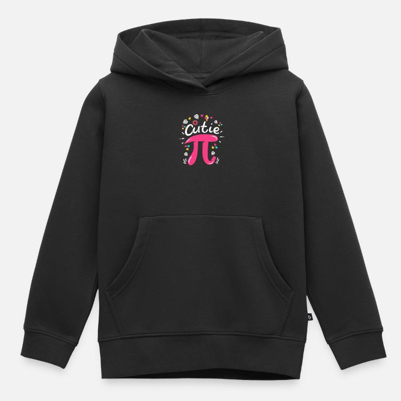 Pi jour Pi maths - Sweat Premium à capuche enfant bio - noir