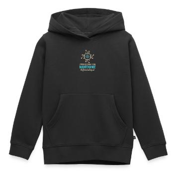 Maintenance informatique - Sweat Premium à capuche enfant bio - noir - Devant - AI Model Kid Male (0cm)