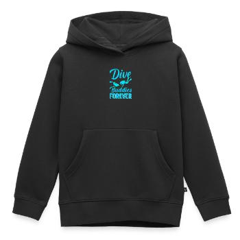 Taucher Tauchen Partner - Kinder Premium Organic Hoodie - Schwarz - Vorne - AI Model Kid Male (0cm)