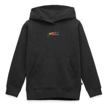 Australian Shepherd - Kinder Premium Organic Hoodie - Schwarz - Vorne - AI Model Kid Male (0cm)