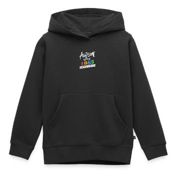 1965 - Jahrgang 1965 - Fantastisch seit 1965 - Kinder Premium Organic Hoodie - Schwarz - Vorne - AI Model Kid Male (0cm)