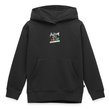 1950 - Né en 1950 - Fantastique depuis 1950 - Sweat Premium à capuche enfant bio - noir - Devant - AI Model Kid Male (0cm)