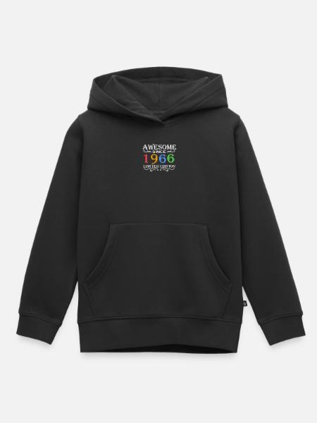 1966 - Jahrgang 1966 - Hoodie Premium barn ekologisk - svart