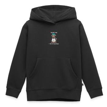 Vétérinaire vétérinaire vétérinaire cadeau de médecine vétérinaire - Sweat Premium à capuche enfant bio - noir - Devant - AI Model Kid Male (0cm)