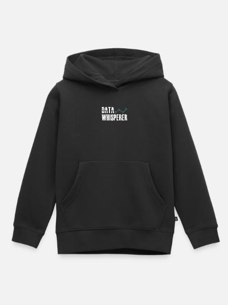 Datenflüsterer, wissenschaftlicher Analyst, Softwareentwickler - Kinder Premium Organic Hoodie - Schwarz