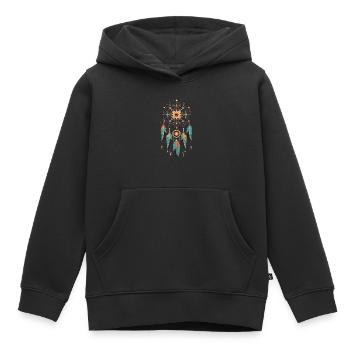 Traumfänger - Kinder Premium Organic Hoodie - Schwarz - Vorne - AI Model Kid Male (0cm)