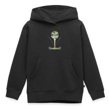 Das Talent ist da - Kinder Premium Organic Hoodie - Schwarz - Vorne - AI Model Kid Male (0cm)