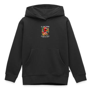 If I don't bring my scarlet macaws - Kids Premium Organic Hoodie - black - Front - AI Model Kid Male (0cm)