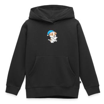 Jack Russell Terrier Sleeping Fatigue Dog - Kids Premium Organic Hoodie - black - Front - AI Model Kid Male (0cm)