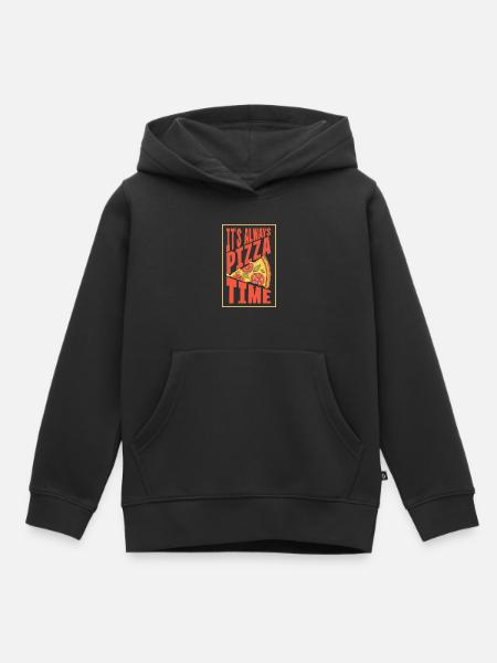 It's always Pizza time - Kinder Premium Organic Hoodie - Schwarz