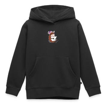 Ochse Müde Ausschlafen Schlafen Mädchen - Kinder Premium Organic Hoodie - Schwarz - Vorne - AI Model Kid Male (0cm)