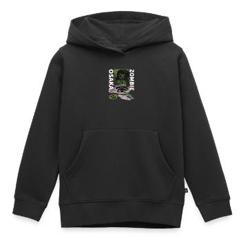 Osaka Zombie Girl - Kids Premium Organic Hoodie - black - Front - AI Model Kid Male (0cm)