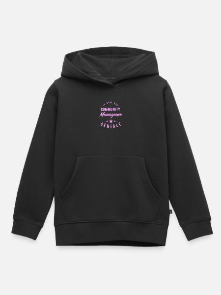 Community verwaltenuse - Kinder Premium Organic Hoodie - Schwarz