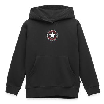 Schulkind erstklassig 2025 - Kinder Premium Organic Hoodie - Schwarz - Vorne - AI Model Kid Male (0cm)