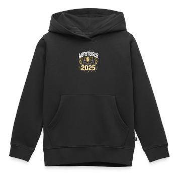 Tennis Aufsteiger 2025 Shirt - Kinder Premium Organic Hoodie - Schwarz - Vorne - AI Model Kid Male (0cm)