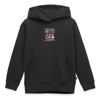 École de danse de salon Professeur de danse Cadeau de salle de bal - Sweat Premium à capuche enfant bio - noir - Devant - AI Model Kid Male (0cm)