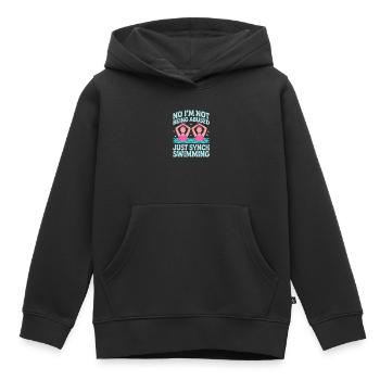 Synchronschwimmen Kunstschwimmen Wassersport - Kinder Premium Organic Hoodie - Schwarz - Vorne - AI Model Kid Male (0cm)