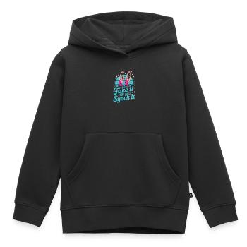 Synchronschwimmen Kunstschwimmen Wassersport - Kinder Premium Organic Hoodie - Schwarz - Vorne - AI Model Kid Male (0cm)