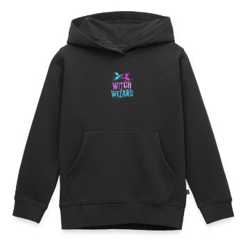 Révélation du sexe Halloween - Sweat Premium à capuche enfant bio - noir - Devant - AI Model Kid Male (0cm)