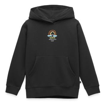 Fils Anniversaire Meilleur Enfant Beau-fils Meilleurs Fils - Sweat Premium à capuche enfant bio - noir - Devant - AI Model Kid Male (0cm)