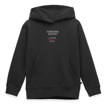 Elektrotechnikingenieurin Studium Geschenk - Kinder Premium Organic Hoodie - Schwarz - Vorne - AI Model Kid Male (0cm)