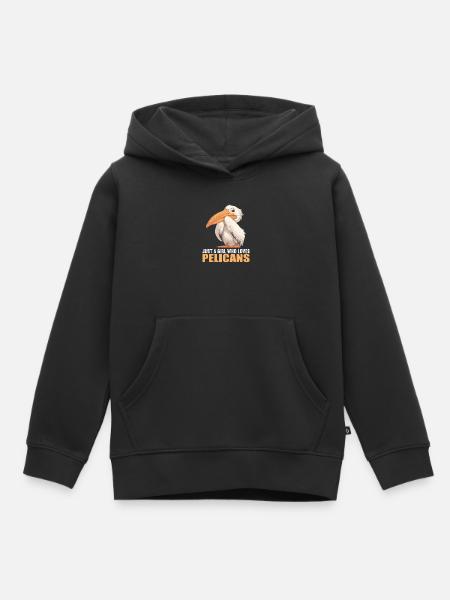 Pelikane Pelikan - Kinder Premium Organic Hoodie - Schwarz