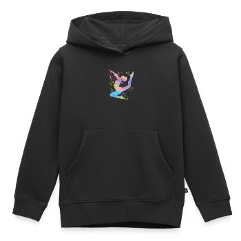 Turner Boden Kunstturnen - Kinder Premium Organic Hoodie - Schwarz - Vorne - AI Model Kid Male (0cm)