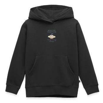 Bereavement Support Remembrance Group - Kids Premium Organic Hoodie - black - Front - AI Model Kid Male (0cm)