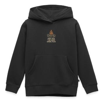 Prähistorische Steinwerkzeuge Des Homo - Kinder Premium Organic Hoodie - Schwarz - Vorne - AI Model Kid Male (0cm)