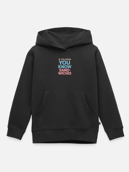 Eis-sandwich-liebhaber Sommerdessert - Kinder Premium Organic Hoodie - Schwarz