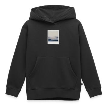 Autoroute brumeuse - Sweat Premium à capuche enfant bio - noir - Devant - AI Model Kid Male (0cm)