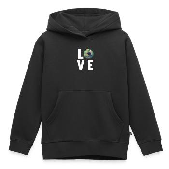 Rat Rat - Sweat Premium à capuche enfant bio - noir - Devant - AI Model Kid Male (0cm)