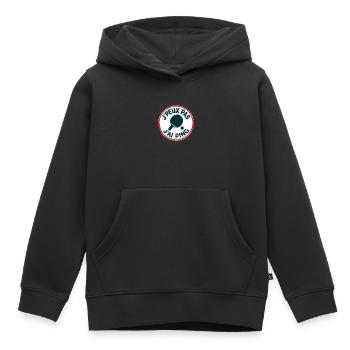 Ich kann nicht, ich ping. - Kinder Premium Organic Hoodie - Schwarz - Vorne - AI Model Kid Male (0cm)
